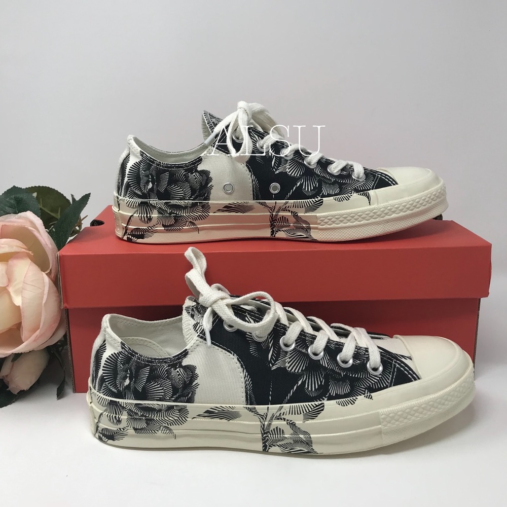 Converse Chuck 70 Block OX Black Egret W AUTHENTIC - Picture 4 of 8